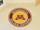 Round Outdoor Rugs NCAA Minnesota Roundel Mat 27" diameter