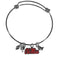 NCAA - Mississippi Rebels Charm Bangle Bracelet-Jewelry & Accessories,Bracelets,Charm Bangle Bracelets,College Charm Bangle Bracelets-JadeMoghul Inc.