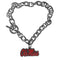 NCAA - Mississippi Rebels Charm Chain Bracelet-Jewelry & Accessories,Bracelets,Charm Chain Bracelets,College Charm Chain Bracelets-JadeMoghul Inc.