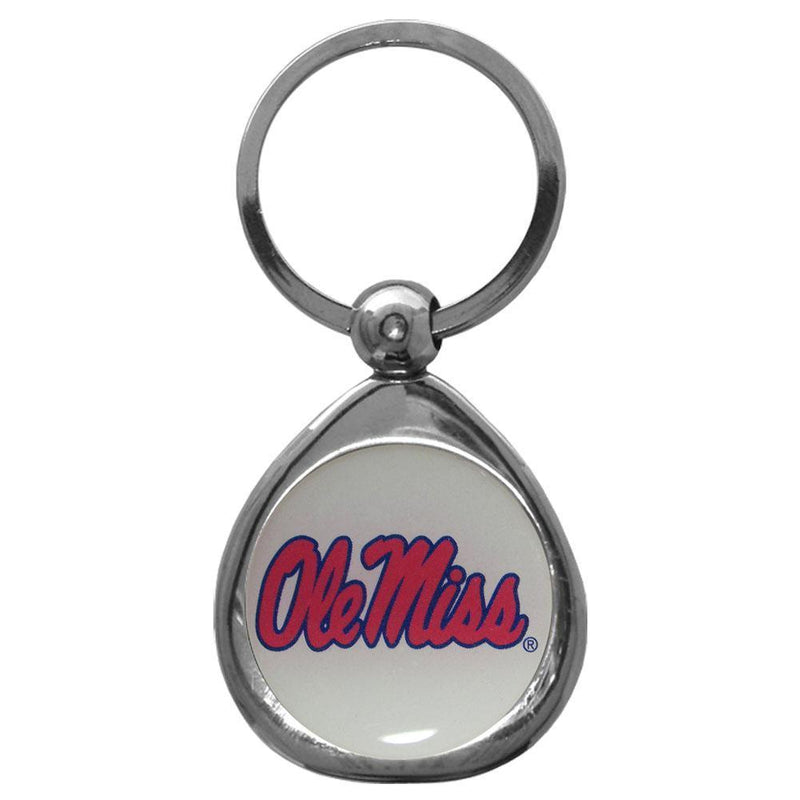 NCAA - Mississippi Rebels Chrome Key Chain-Key Chains,Chrome Key Chains,College Chrome Key Chains-JadeMoghul Inc.
