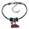 NCAA - Mississippi Rebels Euro Bead Bracelet-Jewelry & Accessories,Bracelets,Euro Bead Bracelets,College Euro Bead Bracelets-JadeMoghul Inc.