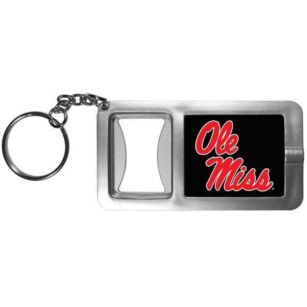 NCAA - Mississippi Rebels Flashlight Key Chain with Bottle Opener-Key Chains,Flashlight Key Chain With Bottle Opener,College Flashlight Key Chain With Bottle Opener-JadeMoghul Inc.