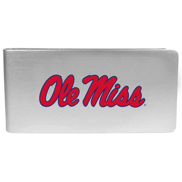 NCAA - Mississippi Rebels Logo Money Clip-Wallets & Checkbook Covers,College Wallets,Mississippi Rebels Wallets-JadeMoghul Inc.