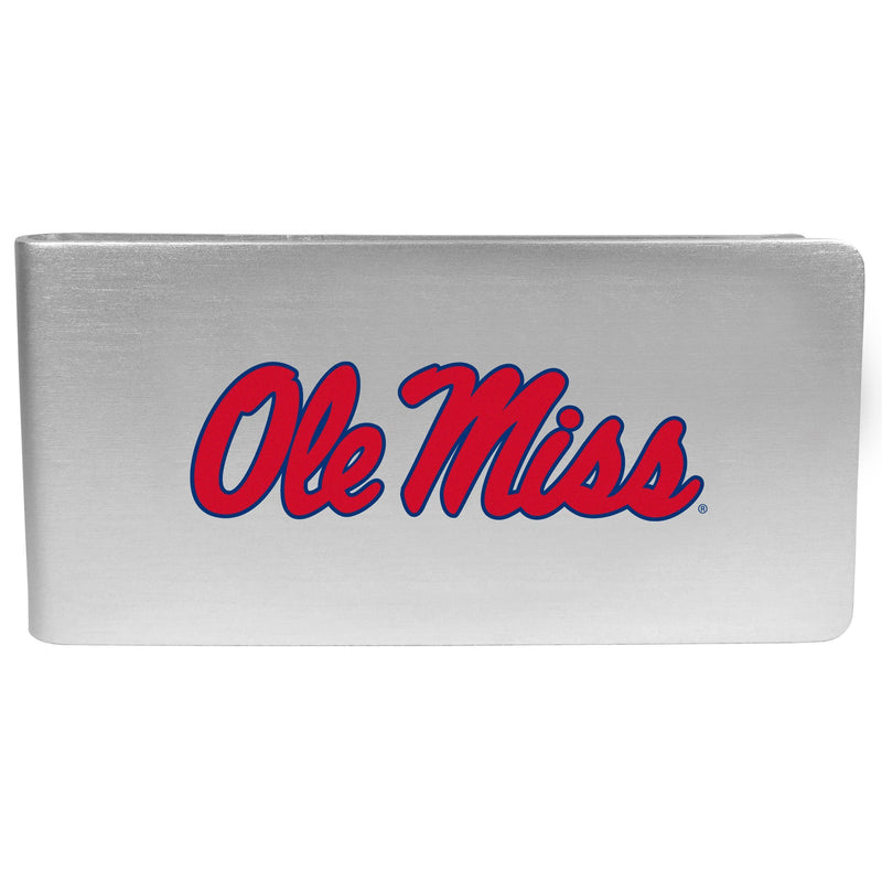 NCAA - Mississippi Rebels Logo Money Clip-Wallets & Checkbook Covers,College Wallets,Mississippi Rebels Wallets-JadeMoghul Inc.