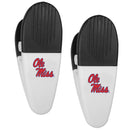 NCAA - Mississippi Rebels Mini Chip Clip Magnets, 2 pk-Other Cool Stuff,College Other Cool Stuff,Mississippi Rebels Other Cool Stuff-JadeMoghul Inc.