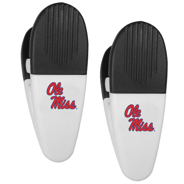 NCAA - Mississippi Rebels Mini Chip Clip Magnets, 2 pk-Other Cool Stuff,College Other Cool Stuff,Mississippi Rebels Other Cool Stuff-JadeMoghul Inc.