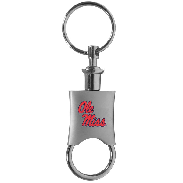 NCAA - Mississippi Rebels Valet Key Chain-Key Chains,College Key Chains,Mississippi Rebels Key Chains-JadeMoghul Inc.
