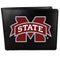 NCAA - Mississippi St. Bulldogs Bi-fold Wallet Large Logo-Wallets & Checkbook Covers,College Wallets,Mississippi St. Bulldogs Wallets-JadeMoghul Inc.
