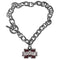 NCAA - Mississippi St. Bulldogs Charm Chain Bracelet-Jewelry & Accessories,Bracelets,Charm Chain Bracelets,College Charm Chain Bracelets-JadeMoghul Inc.