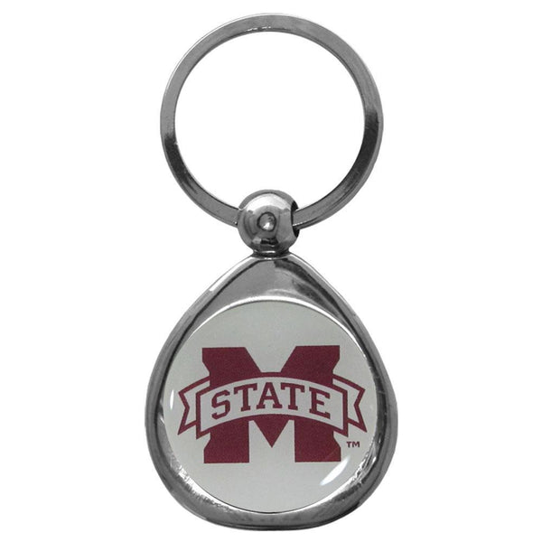 NCAA - Mississippi St. Bulldogs Chrome Key Chain-Key Chains,Chrome Key Chains,College Chrome Key Chains-JadeMoghul Inc.