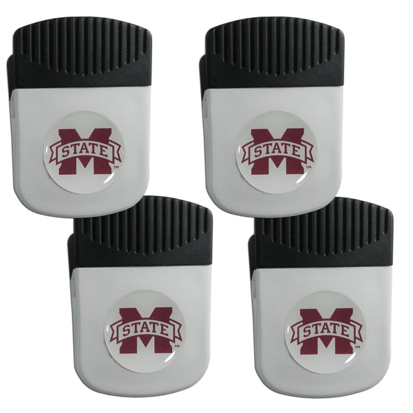 NCAA - Mississippi St. Bulldogs Clip Magnet with Bottle Opener, 4 pack-Other Cool Stuff,College Other Cool Stuff,Mississippi St. Bulldogs Other Cool Stuff-JadeMoghul Inc.