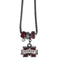 NCAA - Mississippi St. Bulldogs Euro Bead Necklace-Jewelry & Accessories,Necklaces,Euro Bead Necklaces,College Euro Bead Necklaces-JadeMoghul Inc.