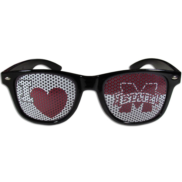 NCAA - Mississippi St. Bulldogs I Heart Game Day Shades-Sunglasses, Eyewear & Accessories,Sunglasses,Game Day Shades,I Heart Game Day Shades,College I Heart Game Day Shades-JadeMoghul Inc.