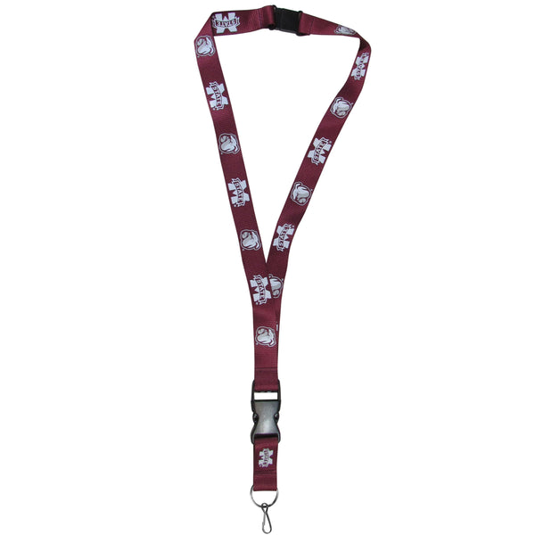 NCAA - Mississippi St. Bulldogs Lanyard-Jewelry & Accessories,Lanyards,College Lanyards-JadeMoghul Inc.