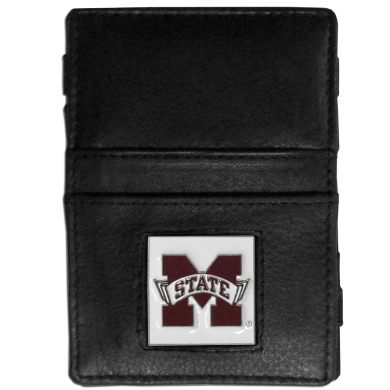 NCAA - Mississippi St. Bulldogs Leather Jacob's Ladder Wallet-Wallets & Checkbook Covers,Jacob's Ladder Wallets,College Jacob's Ladder Wallets-JadeMoghul Inc.