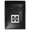 NCAA - Mississippi St. Bulldogs Leather Money Clip/Cardholder Packaged in Gift Box-Wallets & Checkbook Covers,Money Clip/Cardholders,Gift Box Packaging,College Money Clip/Cardholders-JadeMoghul Inc.
