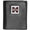 NCAA - Mississippi St. Bulldogs Leather Tri-fold Wallet-Wallets & Checkbook Covers,Tri-fold Wallets,Tri-fold Wallets,College Tri-fold Wallets-JadeMoghul Inc.