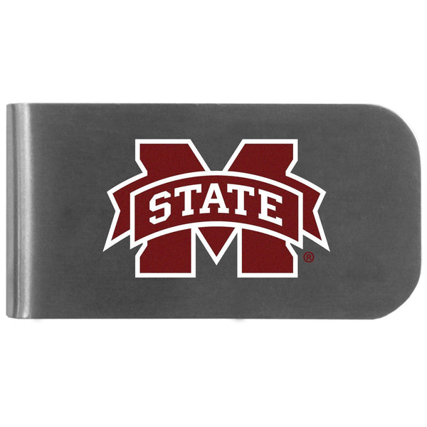 NCAA - Mississippi St. Bulldogs Logo Bottle Opener Money Clip-Wallets & Checkbook Covers,College Wallets,Mississippi St. Bulldogs Wallets-JadeMoghul Inc.