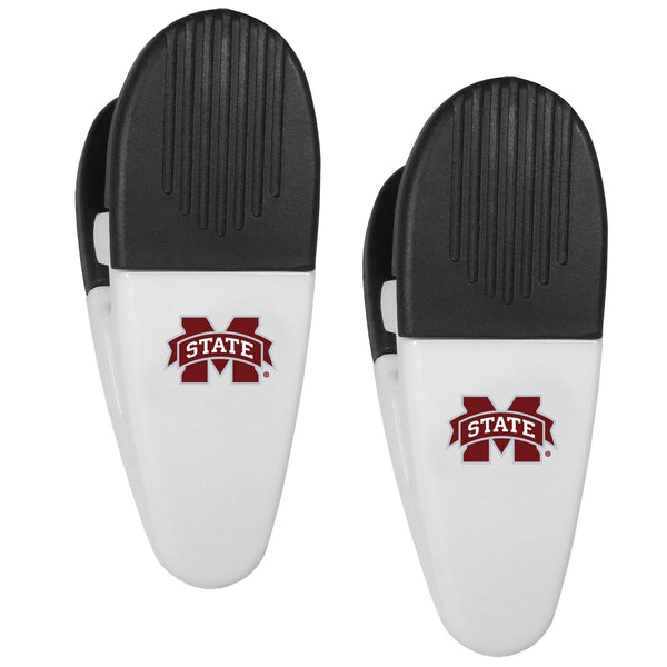 NCAA - Mississippi St. Bulldogs Mini Chip Clip Magnets, 2 pk-Other Cool Stuff,College Other Cool Stuff,Mississippi St. Bulldogs Other Cool Stuff-JadeMoghul Inc.
