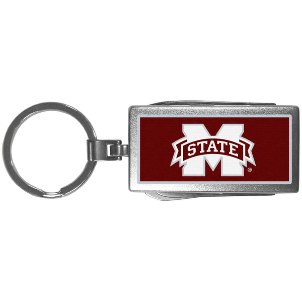 NCAA - Mississippi St. Bulldogs Multi-tool Key Chain, Logo-Key Chains,College Key Chains,Mississippi St. Bulldogs Key Chains-JadeMoghul Inc.