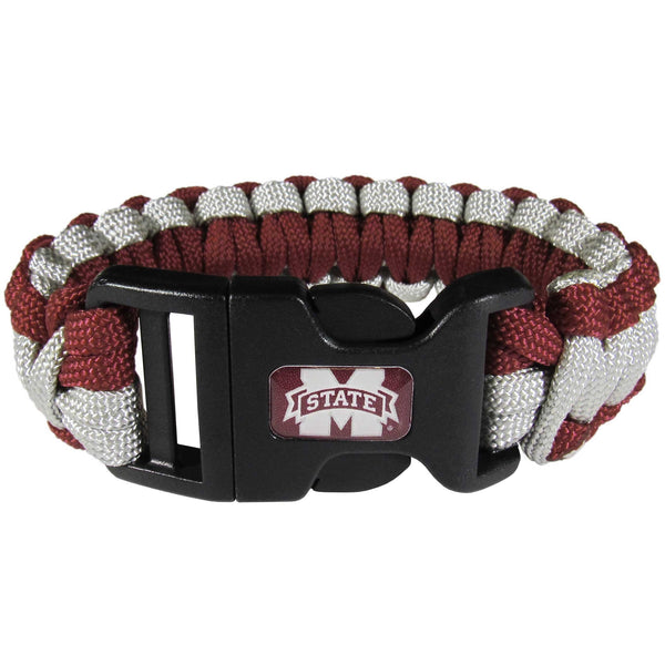 NCAA - Mississippi St. Bulldogs Survivor Bracelet-Jewelry & Accessories,Bracelets,Survivor Bracelets,College Survivor Bracelets-JadeMoghul Inc.