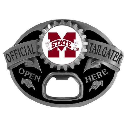 NCAA - Mississippi St. Bulldogs Tailgater Belt Buckle-Jewelry & Accessories,Belt Buckles,Tailgater Belt Buckles,College Tailgater Belt Buckles-JadeMoghul Inc.