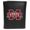 NCAA - Mississippi St. Bulldogs Tri-fold Wallet Large Logo-Wallets & Checkbook Covers,College Wallets,Mississippi St. Bulldogs Wallets-JadeMoghul Inc.