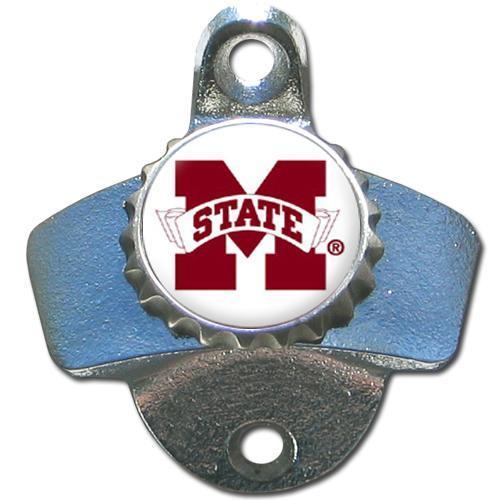 NCAA - Mississippi St. Bulldogs Wall Mounted Bottle Opener-Home & Office,Wall Mounted Bottle Openers,College Wall Mounted Bottle Openers-JadeMoghul Inc.