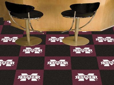 Cheap Carpet NCAA Mississippi State 18"x18" Carpet Tiles