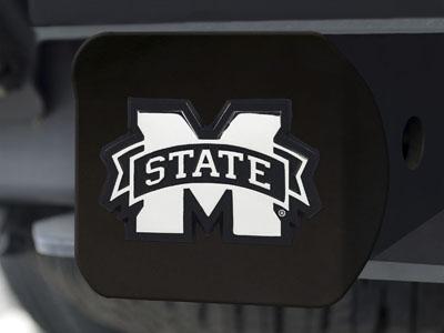 Tow Hitch Covers NCAA Mississippi State Black Hitch Cover 4 1/2"x3 3/8"