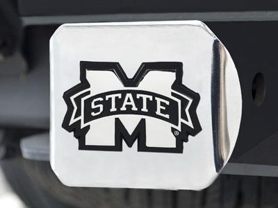 Hitch Covers NCAA Mississippi State Chrome Hitch Cover 4 1/2"x3 3/8"