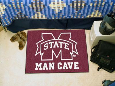 Outdoor Rugs NCAA Mississippi State Man Cave Starter Rug 19"x30"