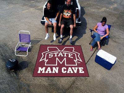 BBQ Accessories NCAA Mississippi State Man Cave Tailgater Rug 5'x6'