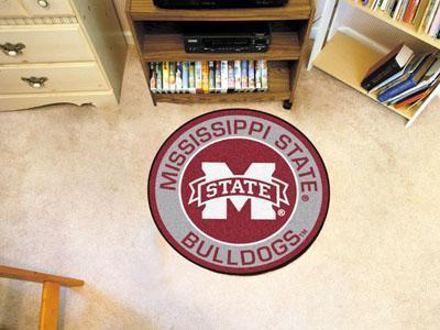 Round Rugs NCAA Mississippi State Roundel Mat 27" diameter