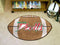 Round Rugs For Sale NCAA Mississippi Valley State Football Ball Rug 20.5"x32.5"