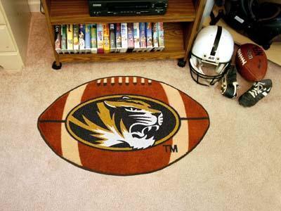 Cheap Rugs For Sale NCAA Missouri Football Ball Rug 20.5"x32.5"