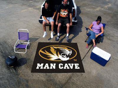 BBQ Mat NCAA Missouri Man Cave Tailgater Rug 5'x6'