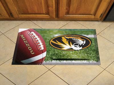 Welcome Mat NCAA Missouri Scraper Mat 19"x30" Ball