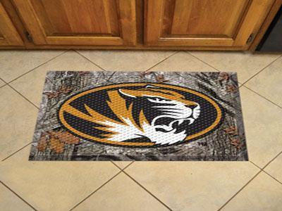 Welcome Mat NCAA Missouri Scraper Mat 19"x30" Camo