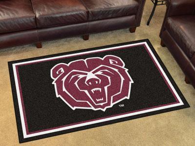 4x6 Area Rugs NCAA Missouri State 4'x6' Plush Rug