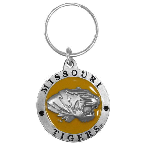NCAA - Missouri Tigers Carved Metal Key Chain-Key Chains,Scultped Metal Key Chains,College Scultped Metal Key Chains-JadeMoghul Inc.