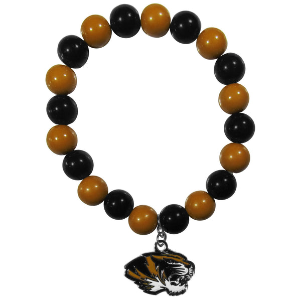 NCAA - Missouri Tigers Fan Bead Bracelet-Jewelry & Accessories,Bracelets,Fan Bead Bracelets,College Fan Bead Bracelets-JadeMoghul Inc.