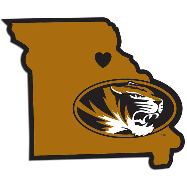 NCAA - Missouri Tigers Home State Decal-Automotive Accessories,Decals,Home State Decals,College Home State Decals-JadeMoghul Inc.
