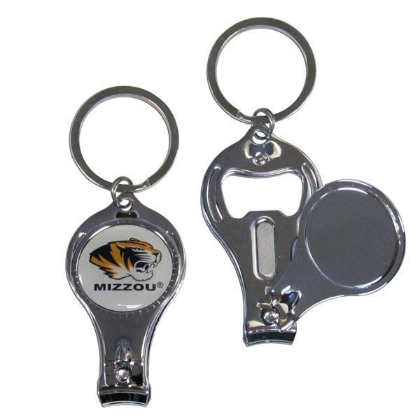 NCAA - Missouri Tigers Nail Care/Bottle Opener Key Chain-Key Chains,3 in 1 Key Chains,College 3 in 1 Key Chains-JadeMoghul Inc.