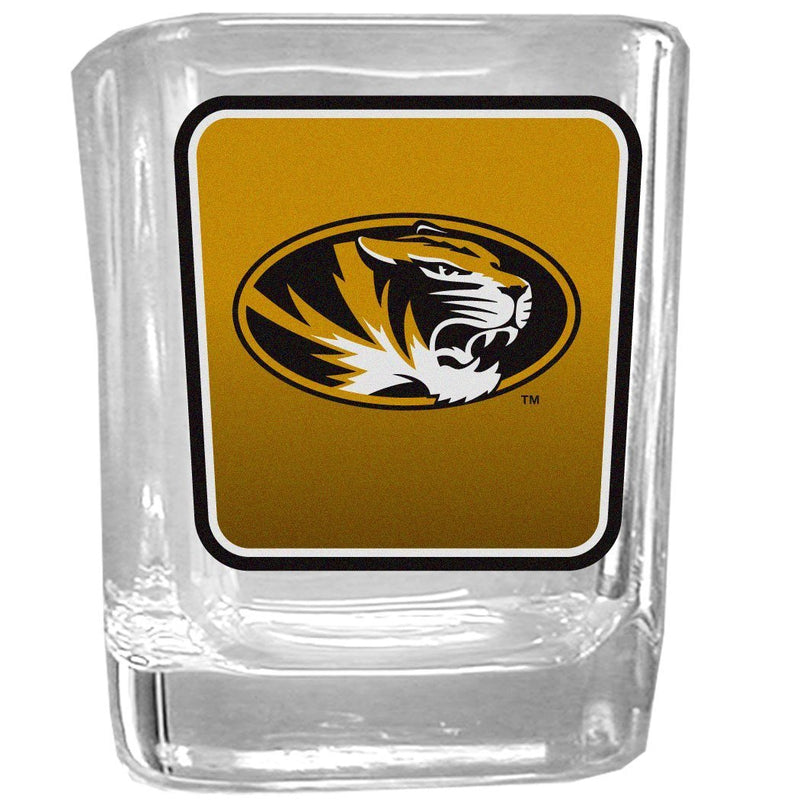 NCAA - Missouri Tigers Square Glass Shot Glass-Beverage Ware,Shot Glass,Graphic Shot Glass Set,College Graphic Shot Glass Set-JadeMoghul Inc.