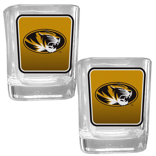 NCAA - Missouri Tigers Square Glass Shot Glass Set-Beverage Ware,Shot Glass,Graphic Shot Glass,College Graphic Shot Glass,-JadeMoghul Inc.