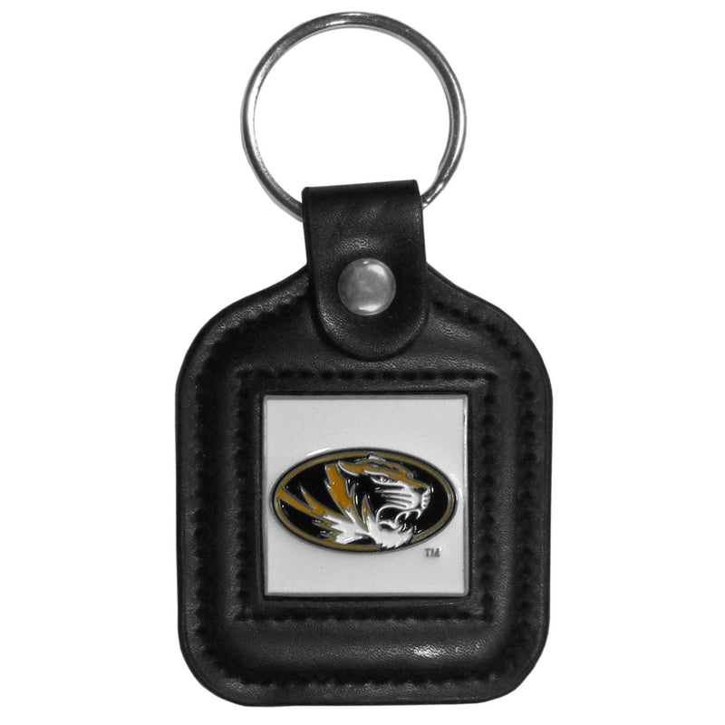NCAA - Missouri Tigers Square Leatherette Key Chain-Key Chains,Leatherette Key Chains,College Leatherette Key Chains-JadeMoghul Inc.