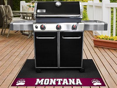 BBQ Grill Mat NCAA Montana Grill Tailgate Mat 26"x42"