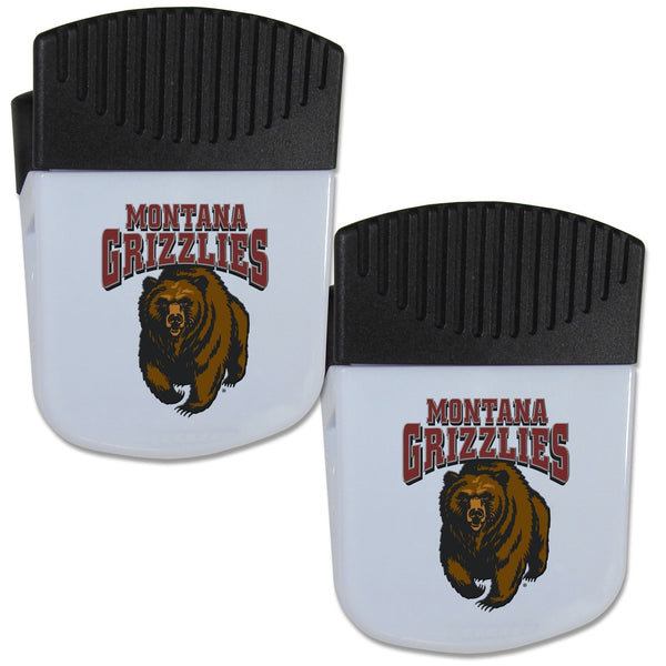 NCAA - Montana Grizzlies Chip Clip Magnet with Bottle Opener, 2 pack-Other Cool Stuff,College Other Cool Stuff,Montana Grizzlies Other Cool Stuff-JadeMoghul Inc.
