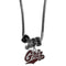 NCAA - Montana Grizzlies Euro Bead Necklace-Jewelry & Accessories,Necklaces,Euro Bead Necklaces,College Euro Bead Necklaces-JadeMoghul Inc.
